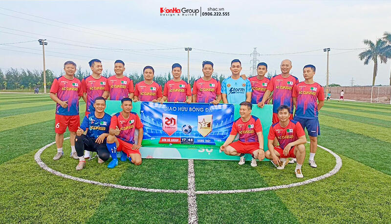Sơn Hà Group giao hữu bóng đá với Trung Thuỷ Group 3