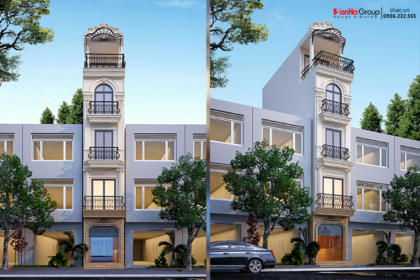 Mẫu nhà phố kinh doanh siêu nhỏ tại Hải Phòng