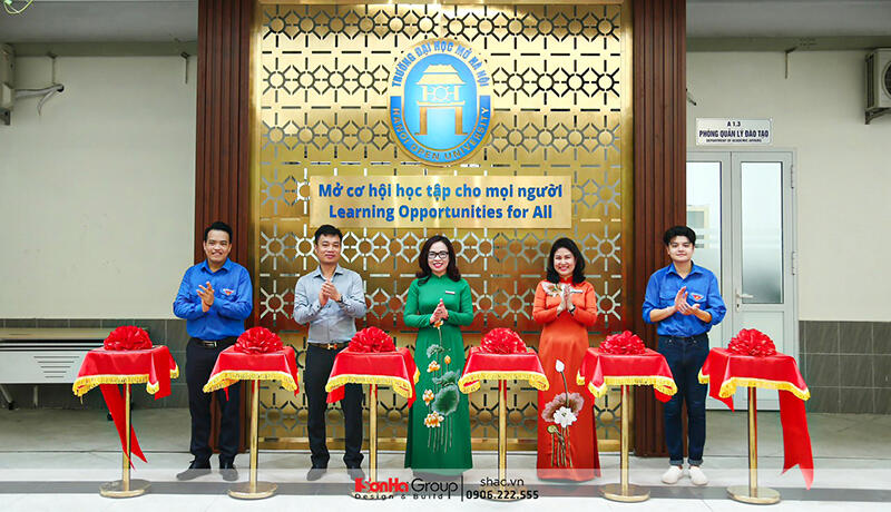 Buổi khánh thành Công trình Thanh niên của Đại học Mở Việt Nam đã diễn ra tốt đẹp
