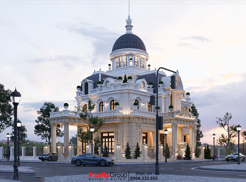 công trình biệt thự cổ điển tại Bắc Giang
