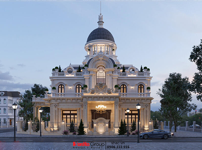 công trình biệt thự cổ điển tại Bắc Giang