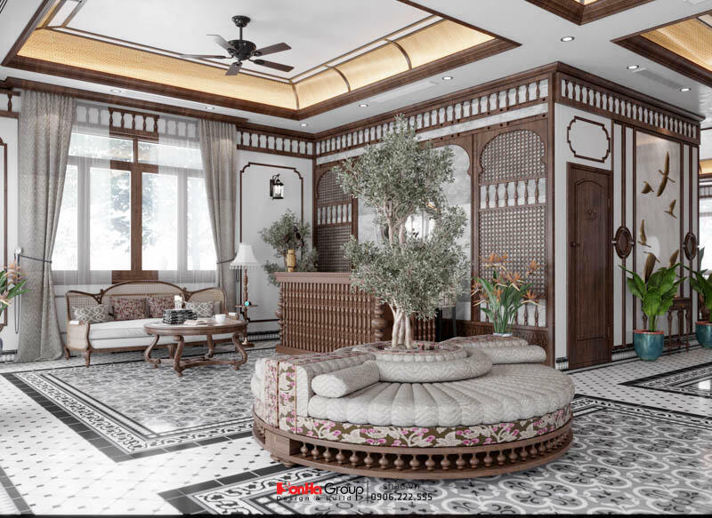 khách sạn phong cách Indochine