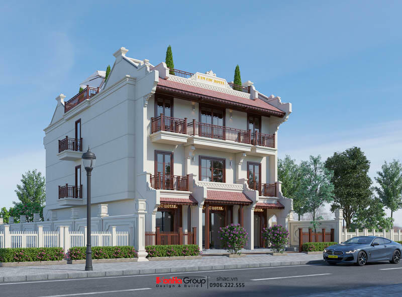 khách sạn phong cách indochine