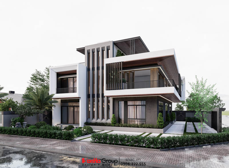 Mẫu biệt thự 2 tầng tại Bình Dương – Nét đẹp độc bản từ những gam màu đặc biệt 3