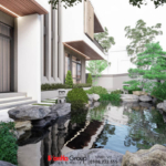 Mẫu thiết kế biệt thự vườn 2 tầng tại Bình Dương