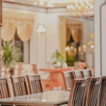 Một góc phòng ăn trong khách sạn mini 3 tầng tại Ninh Bình.