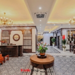 Tiền sảnh ấn tượng của khách sạn mini 3 sao tại Ninh Bình