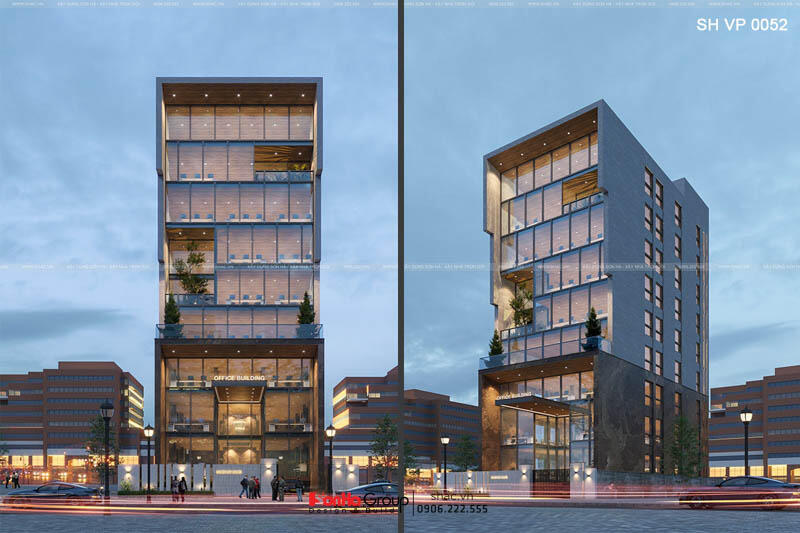 Thiết kế toà nhà văn phòng hiện đại, sang trọng đầy cảm hứng 1