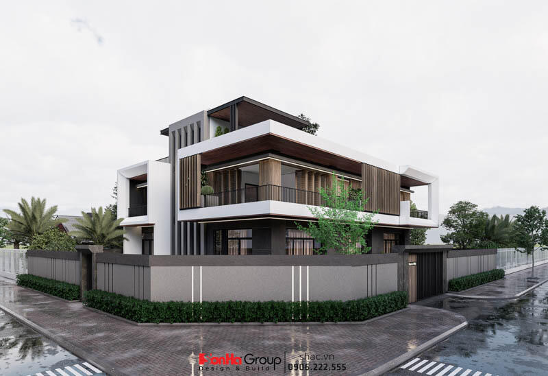 Mẫu biệt thự 2 tầng tại Bình Dương – Nét đẹp độc bản từ những gam màu đặc biệt 2