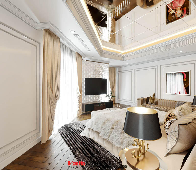 Thiết kế biệt thự kiêm quán cà phê Hà Nam phong cách Tân Cổ Điển 39