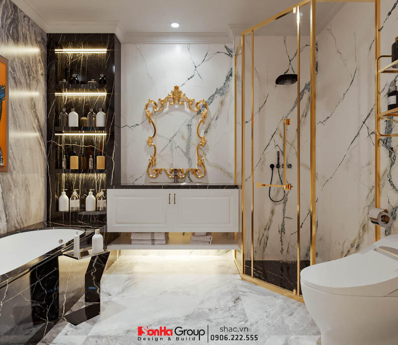 Thiết kế biệt thự kiêm quán cà phê Hà Nam phong cách Tân Cổ Điển 61