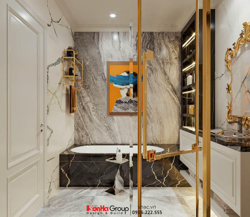 Thiết kế biệt thự kiêm quán cà phê Hà Nam phong cách Tân Cổ Điển 62