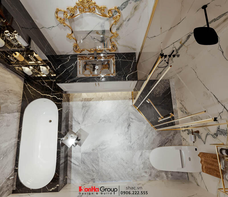 Thiết kế biệt thự kiêm quán cà phê Hà Nam phong cách Tân Cổ Điển 63