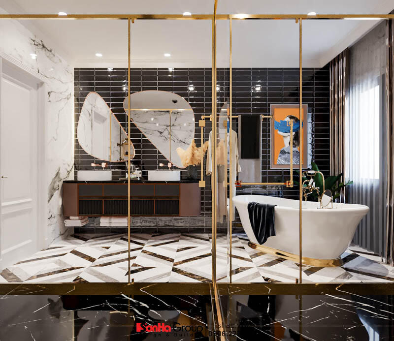 Thiết kế biệt thự kiêm quán cà phê Hà Nam phong cách Tân Cổ Điển 60