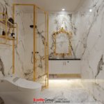 Thiết kế biệt thự kiêm quán cà phê Hà Nam phong cách Tân Cổ Điển 130