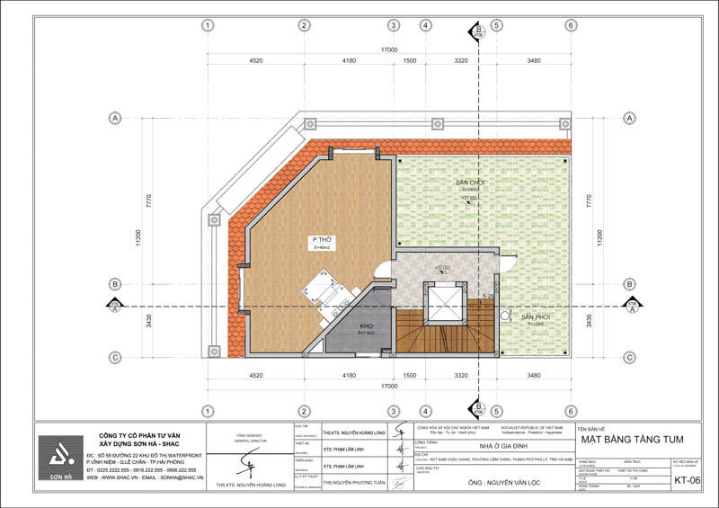 Thiết kế biệt thự kiêm quán cà phê Hà Nam phong cách Tân Cổ Điển 8