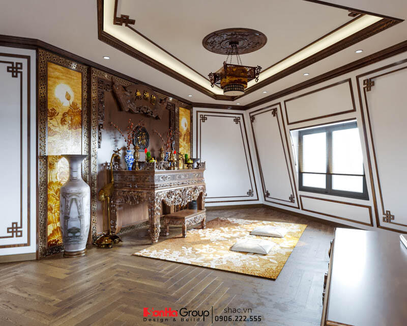 Thiết kế biệt thự kiêm quán cà phê Hà Nam phong cách Tân Cổ Điển 42