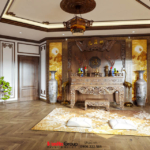 Thiết kế biệt thự kiêm quán cà phê Hà Nam phong cách Tân Cổ Điển 108