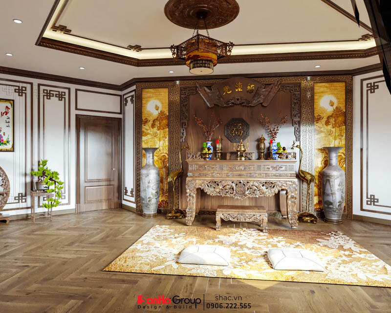 Thiết kế biệt thự kiêm quán cà phê Hà Nam phong cách Tân Cổ Điển 136 Thiết kế biệt thự kiêm quán cà phê Hà Nam phong cách Tân Cổ Điển 136