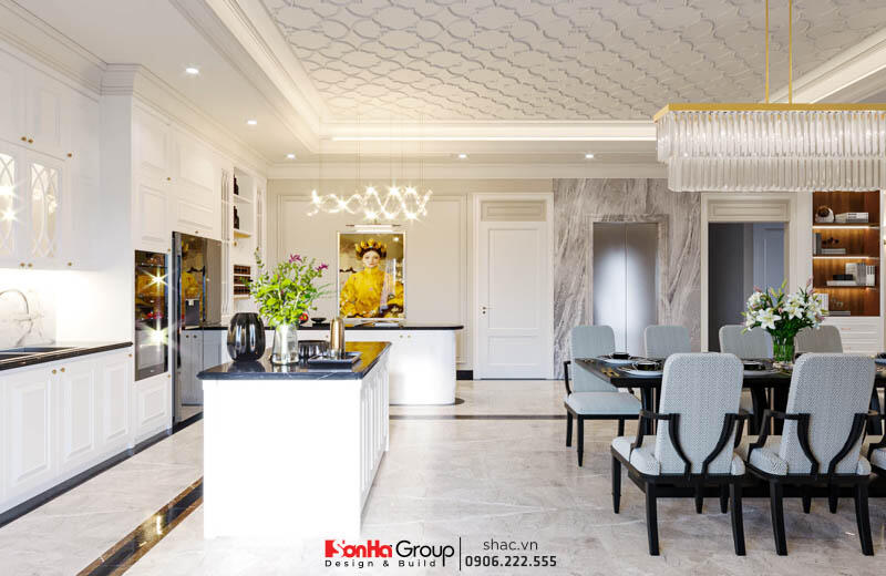 Thiết kế biệt thự kiêm quán cà phê Hà Nam phong cách Tân Cổ Điển 10