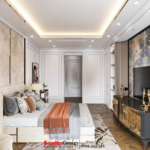 Thiết kế biệt thự kiêm quán cà phê Hà Nam phong cách Tân Cổ Điển 86