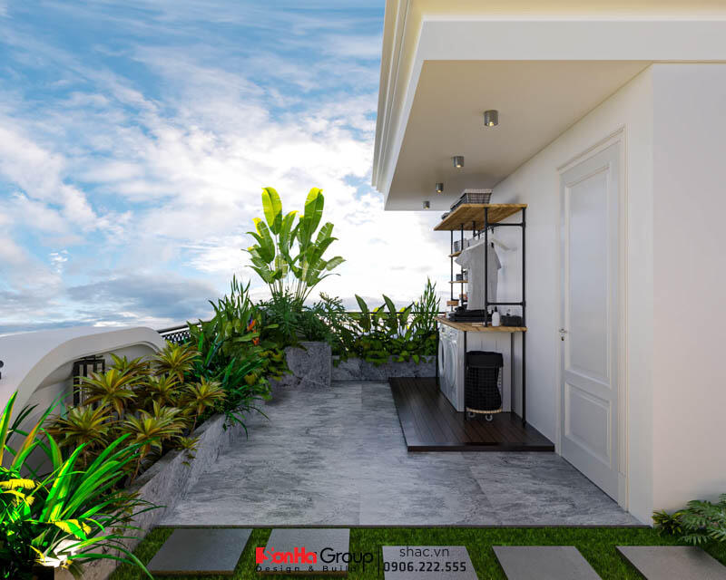 Thiết kế biệt thự kiêm quán cà phê Hà Nam phong cách Tân Cổ Điển 45