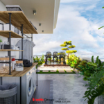 Thiết kế biệt thự kiêm quán cà phê Hà Nam phong cách Tân Cổ Điển 111