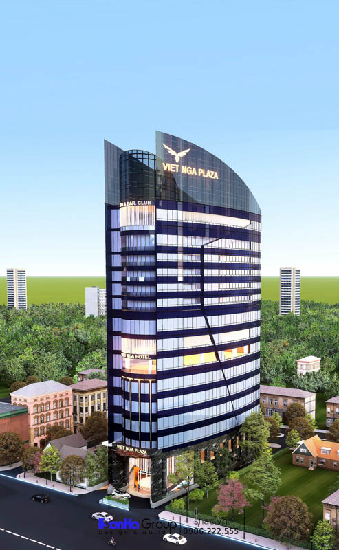 Thiết kế khách sạn đẹp theo phong cách hiện đại tại Đồng Tháp