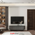 Không gian phòng ngủ trong biệt thự hiện đại