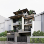 Mặt tiền hiện đại, tối giản của biệt thự kinh doanh 3 tầng tại Quảng Ninh