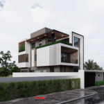 Mặt tiền biệt thự sân vườn hiện đại tại Quảng Ninh