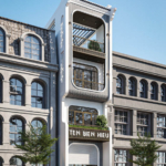 Thiết kế ấn tượng của nhà phố kinh doanh phong cách Indochine