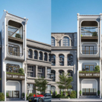 Nhà phố kinh doanh phong cách Indochine tại Hải Phòng