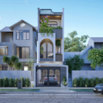 Nhà phố hiện đại 3 tầng đẹp, hiện đại tại Hải Phòng