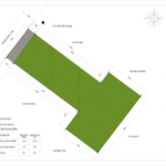 Mặt bằng khu đất của nhà phố kinh doanh tại Hải Phòng