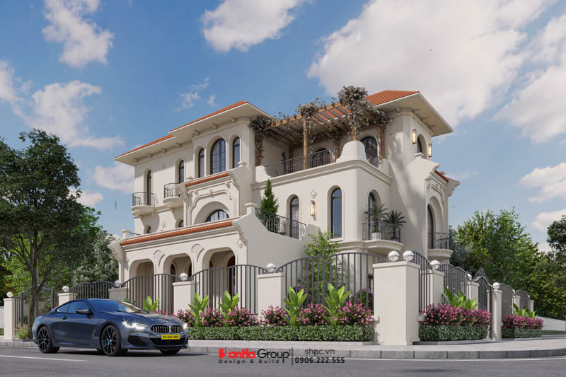 Biệt thự Địa Trung Hải - Sống trong giấc mơ về bờ biển vô tận 67 Mẫu biệt thự Địa Trung Hải 3 tầng tại Hải Phòng