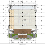 Mặt bằng tầng 1 của mẫu nhà hàng tại Thanh Hóa