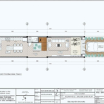 Mặt bằng tầng 1 của nhà phố hiện đại tại Hải Phòng
