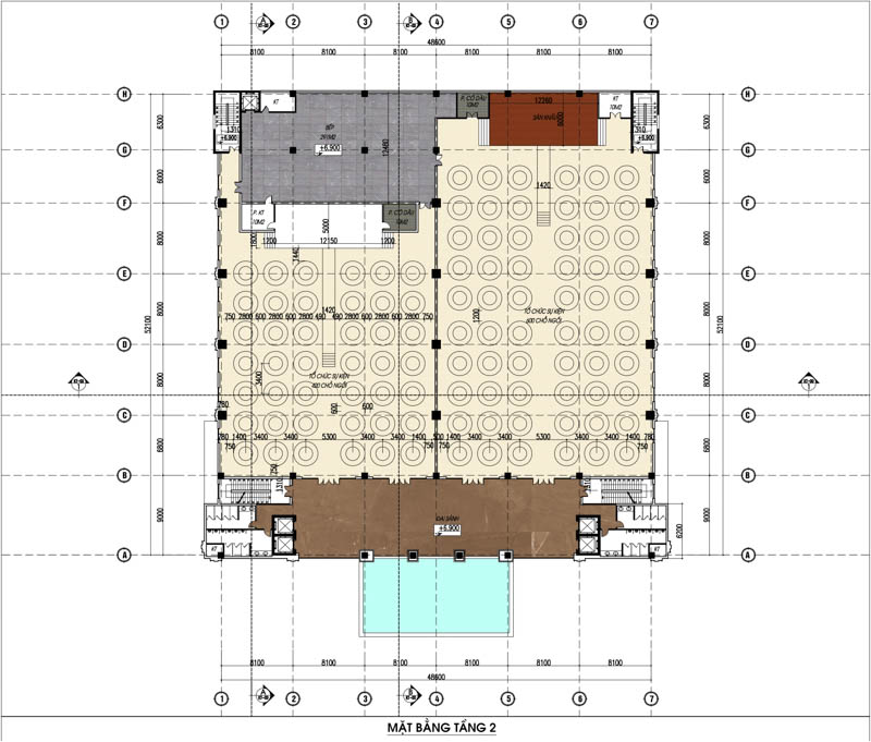 Ấn tượng với mẫu nhà hàng tiệc cưới sang trọng, gần gũi với thiên nhiên 7