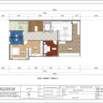 Mặt bằng tầng 3 biệt thự sân vườn hiện đại tại Quảng Ninh