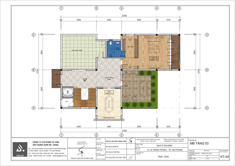 Biệt thự Địa Trung Hải - Sống trong giấc mơ về bờ biển vô tận 76 Mặt bằng công năng tầng 3 của biệt thự Địa Trung Hải