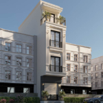 Mặt tiền nhà ống Tân cổ điển 4 tầng tại Hải Phòng