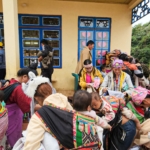 Hoạt động từ thiện diễn ra trong sự kiện gây quỹ xây dựng điểm trường tại Nà Tấu, Sông Mã, Sơn La.