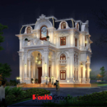 Biệt thự Tân cổ điển Quảng Ninh khi lên đèn