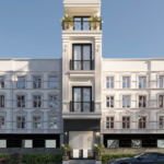 Thiết kế Tân cổ điển ấn tượng của mặt tiền nhà ống Tân cổ điển 32,7m2