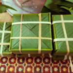 Những chiếc bánh chưng vuông vức đã được tạo ra sau bao sự nỗ lực và phối hợp nhịp nhàng của các thành viên Sơn Hà Group