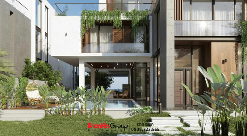 Xu hướng thiết kế biệt thự nghỉ dưỡng giữa thiên nhiên: Hòa mình với cảnh quan để gia tăng cảm xúc 9 Biệt thự nghĩ dưỡng 2 tầng