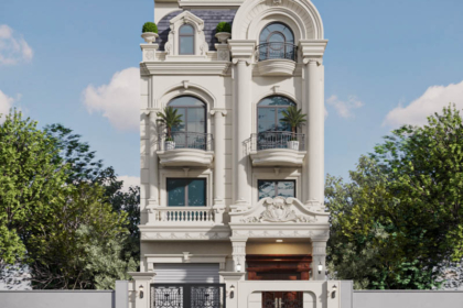 Nhà ống Tân cổ điển 4 tầng 1 tum - Mảnh ghép hoàn hảo cho nhịp sống gia đình