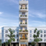 Mặt tiền Tân cổ điển ấn tượng của nhà ống 40m2 tại Hà Nội