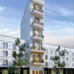 Màu sắc tạo hiệu ứng thu hút cho mặt tiền cho nhà ống Tân cổ điển